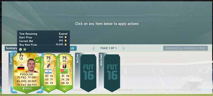 Fifa16 – Starting off the trading!