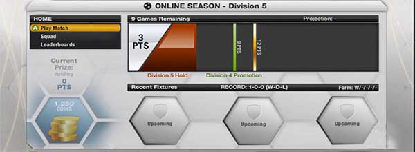 FUT 13 Coins by Playing Seasons and Tournaments