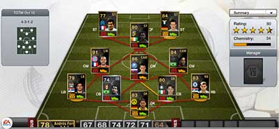FIFA 13 Ultimate Team - Team of the Week 4 (TOTW 4)