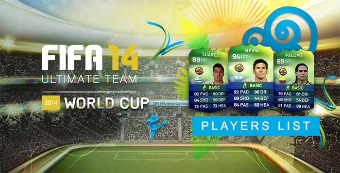 Todos os Jogadores de FIFA Ultimate Team World Cup