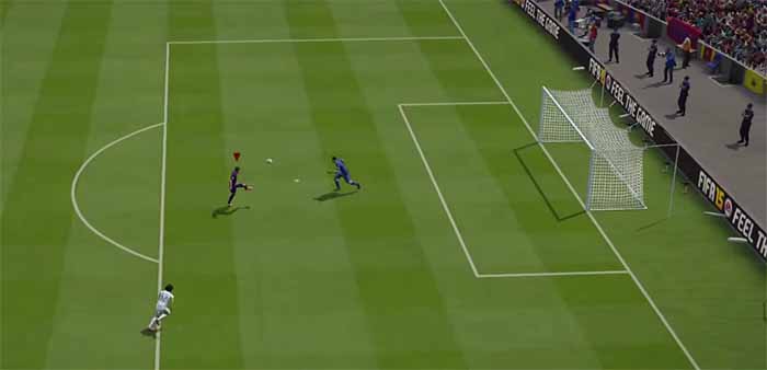 Chip shot in FIFA 21: tutorial of must-have finishing skill