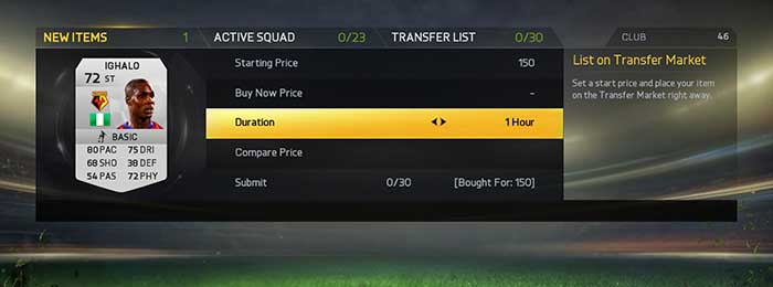 Trading Tips for FIFA 15 Ultimate Team