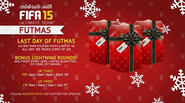 Complete List of FIFA 15 Ultimate Team Happy Hours
