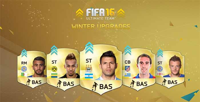 Lista de Upgrades de Inverno de FIFA 16 Ultimate Team