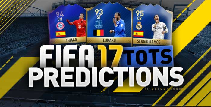 Previsão de Todas as Team of the Season de FIFA 17