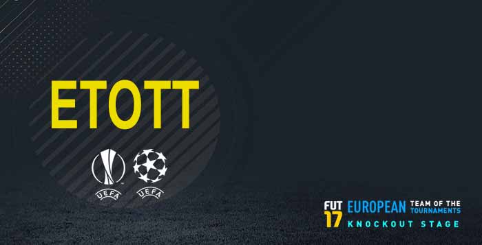 ETOTT de FIFA 17 - A Equipa dos Torneios Europeus