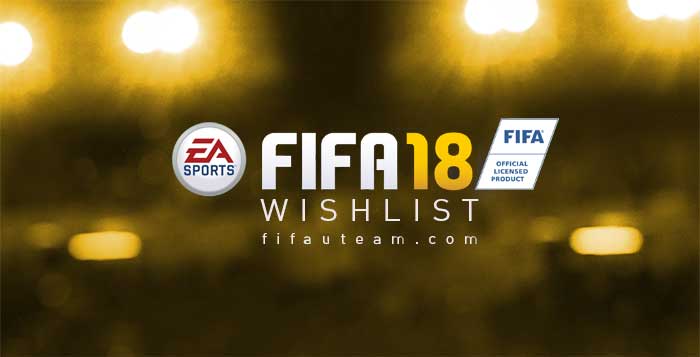 Lista de Desejos para FIFA 18