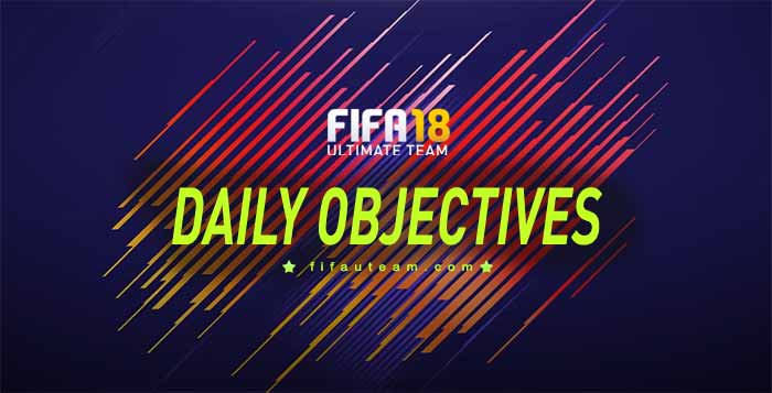 Lista de Objetivos Diários e Recompensas para FIFA 18
