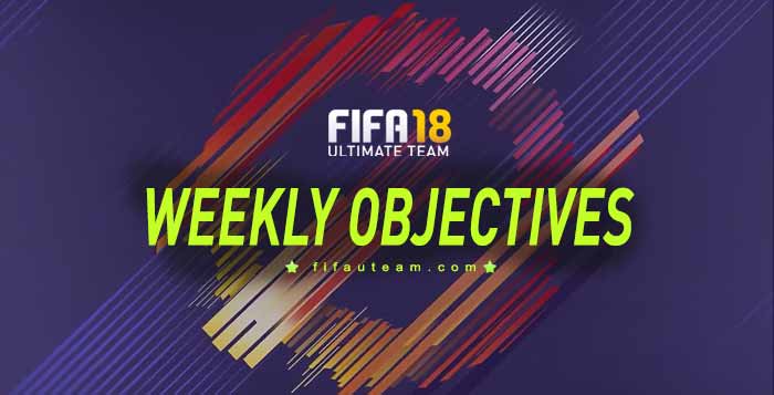 Lista de Objetivos Semanais e Premiações para FIFA 18