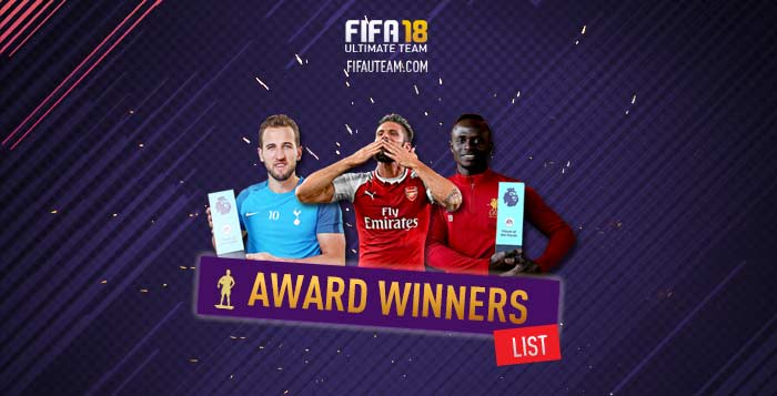 Lista Completa das Cartas Award Winner de FIFA 18 Ultimate Team