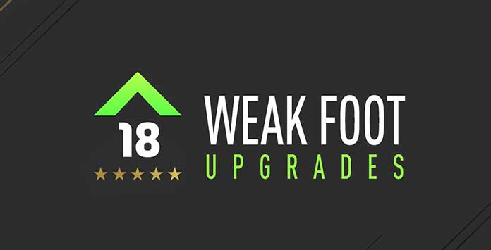 Guia dos Upgrades do Weak Foot para FIFA 18 Ultimate Team