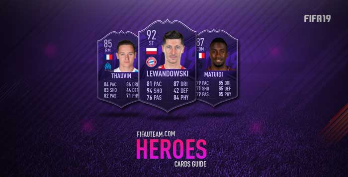 Guia de Cartas de Heróis para FIFA 19 Ultimate Team