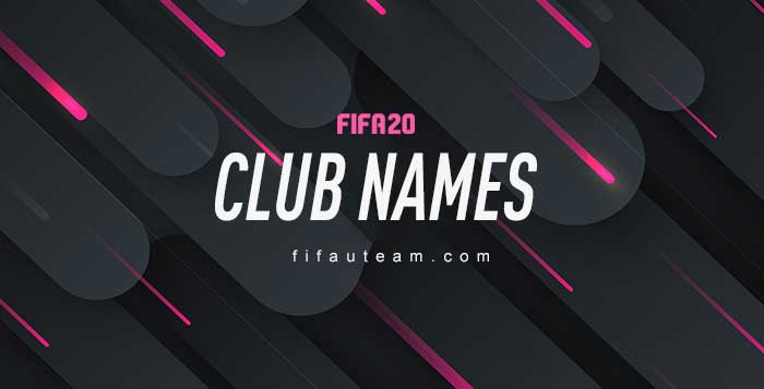Nomes de Clubes para usar em FIFA 20